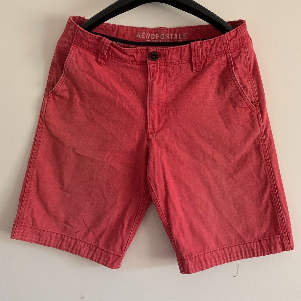 Men's Aeropostale Shorts Salmon Pink Size 30